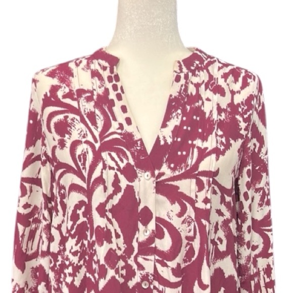 Zara Printed V-Neck Long Sleeve Ruffle Dress Women’s Size Small - Picture 12 of 15